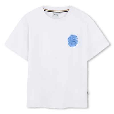 T-shirt manga curta em algod&atilde;o BOSS BOY