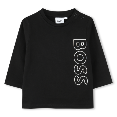 T-shirt algod&atilde;o com log&oacute;tipo BOSS BOY