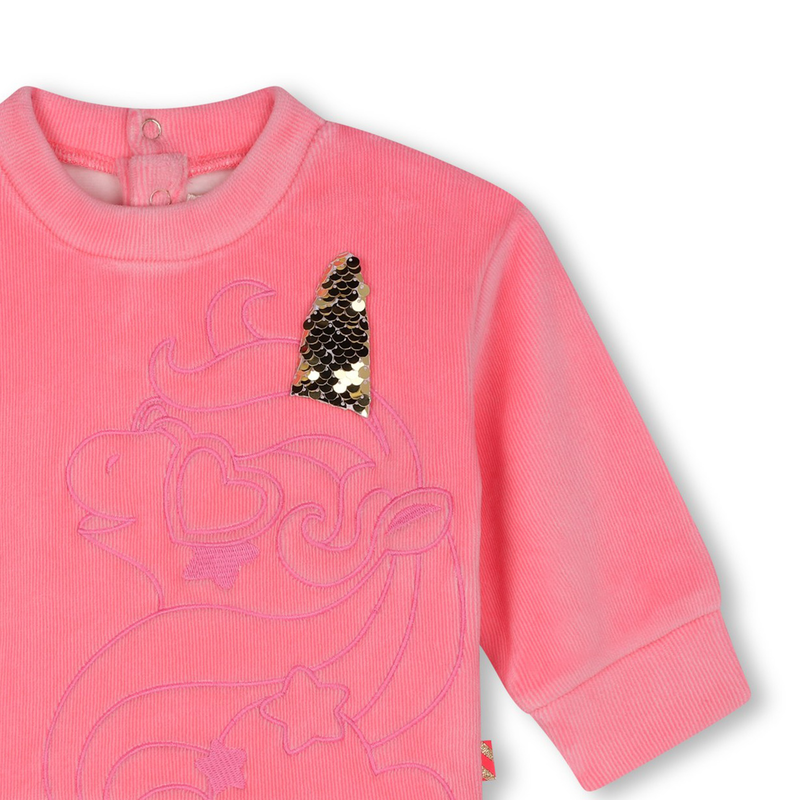 Vestido bi-mat&eacute;ria BILLIEBLUSH 
                        GIRL