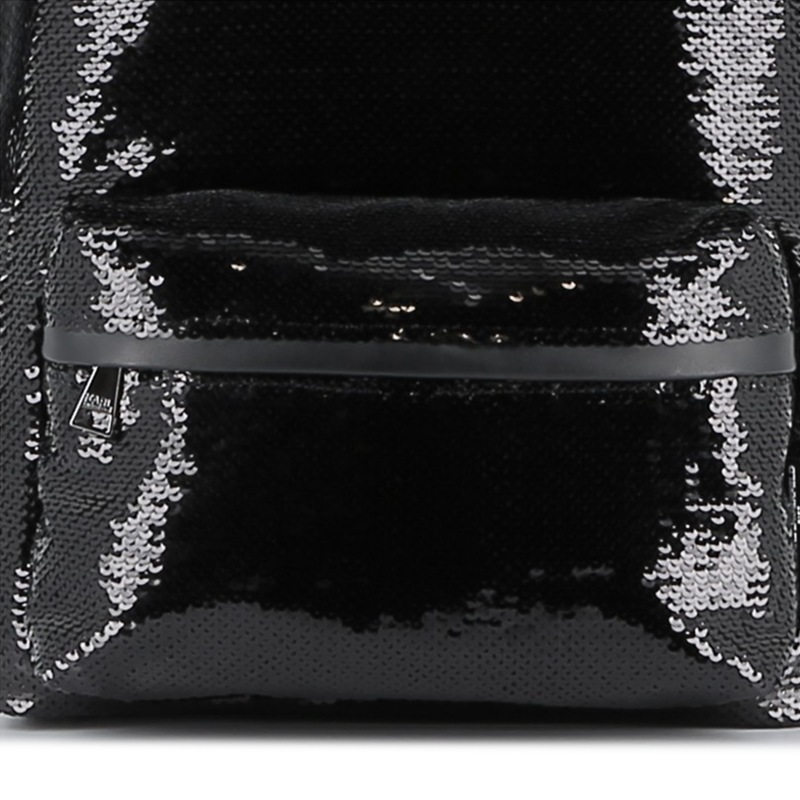 Mochila embelezada com lantejoulas brilhantes KARL LAGERFELD KIDS 
                    GIRL
