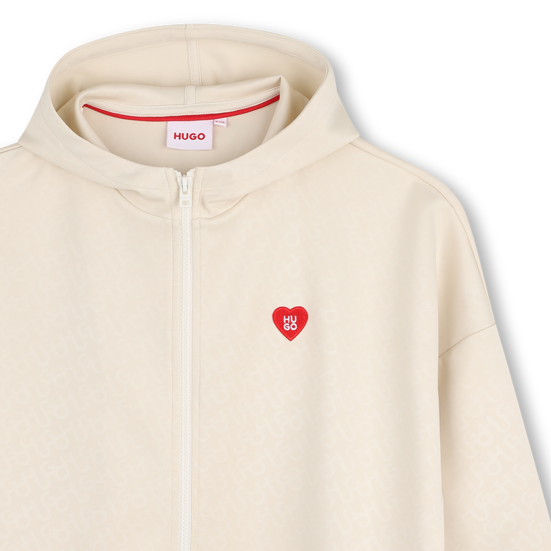 Cardigan  com capuz HUGO 
                        GIRL