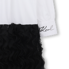 Vestido de manga comprida KARL LAGERFELD KIDS 
                    GIRL