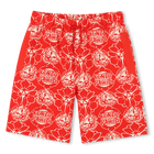 Bermudas com estampado japon&ecirc;s KENZO KIDS 
                    BOY