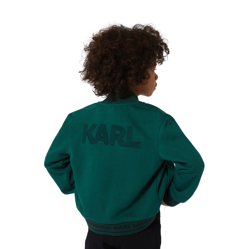 Fleece Sweatshirt KARL LAGERFELD KIDS 
                    BOY
