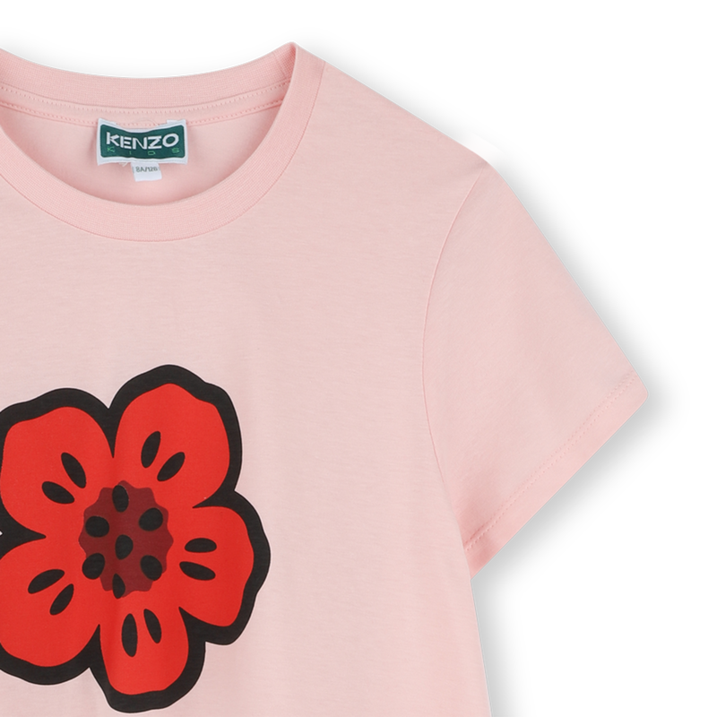 Vestido largo com estampado KENZO KIDS 
                    GIRL
