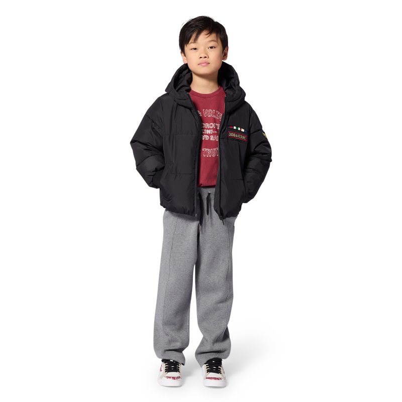 Casaco acolchoado com capuz ZADIG & VOLTAIRE 
                        BOY