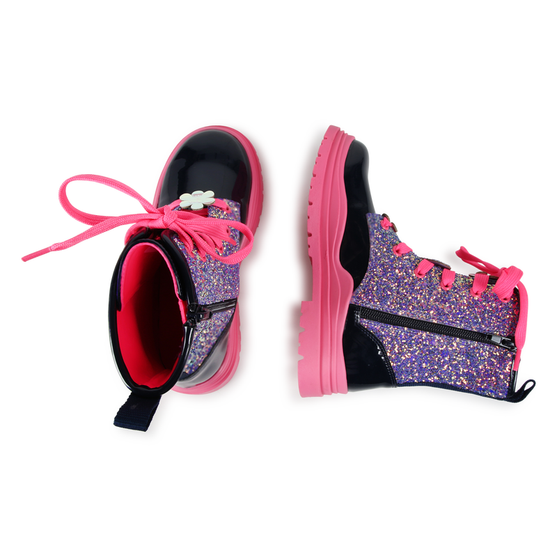 Zipped & Laced Ankle Boots BILLIEBLUSH 
                    GIRL