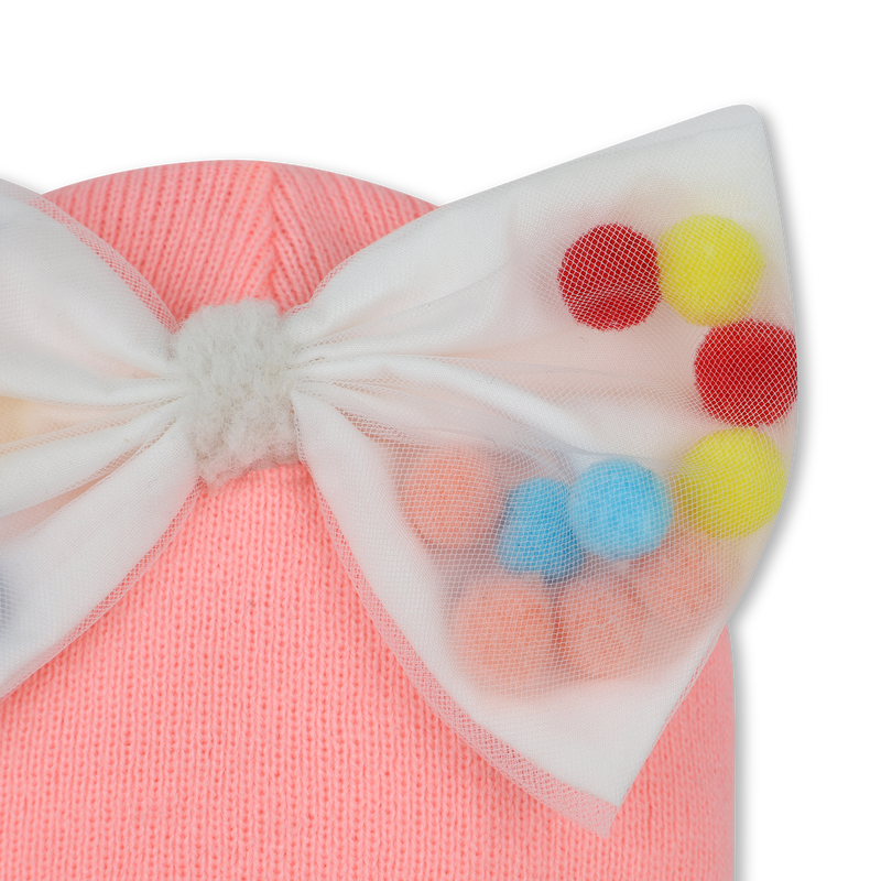 La&ccedil;o e chap&eacute;u pompom BILLIEBLUSH 
                        GIRL