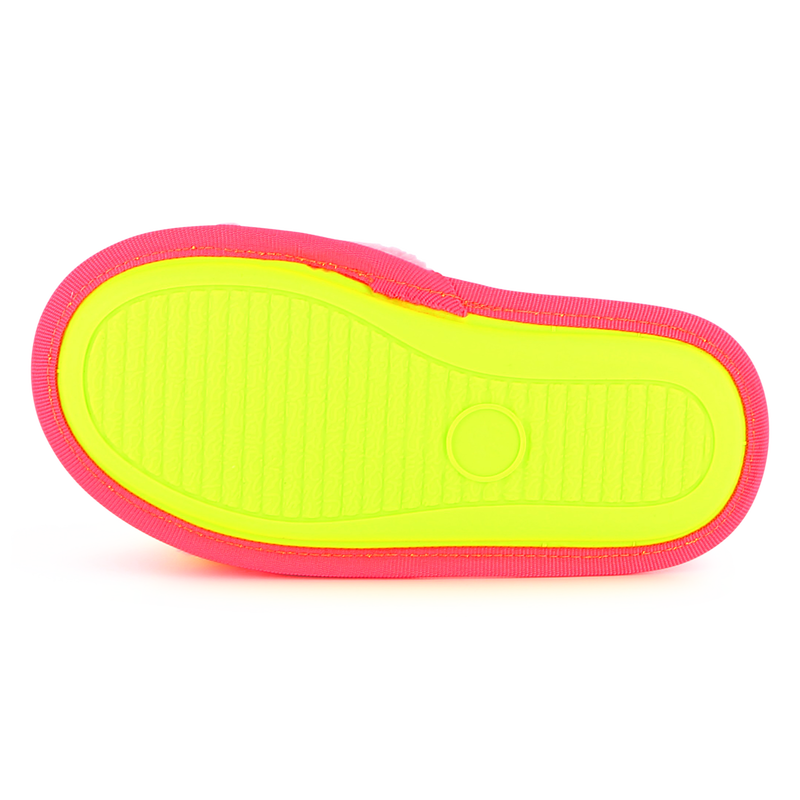 Chinelos em malha polar BILLIEBLUSH 
                        GIRL