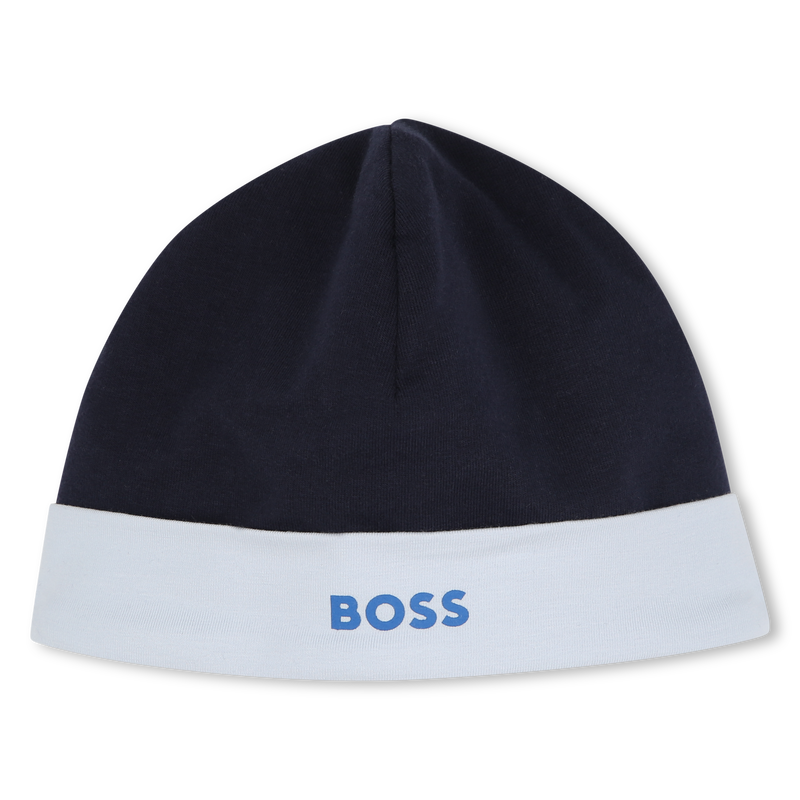 Pijama e gorro de molet&atilde;o BOSS 
                        BOY