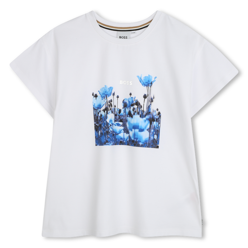 T-shirt de mangas curtas BOSS 
                        MENINA