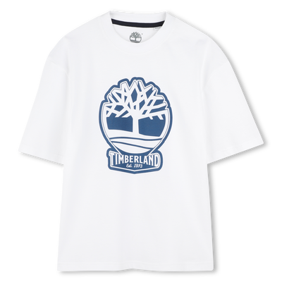 Two-tone T-shirt with logo TIMBERLAND BOY