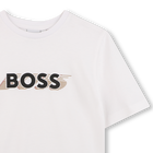 T-SHIRT MANGAS CURTAS BOSS 
                    MENINO