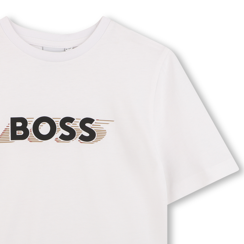T-SHIRT MANGAS CURTAS BOSS 
                        MENINO