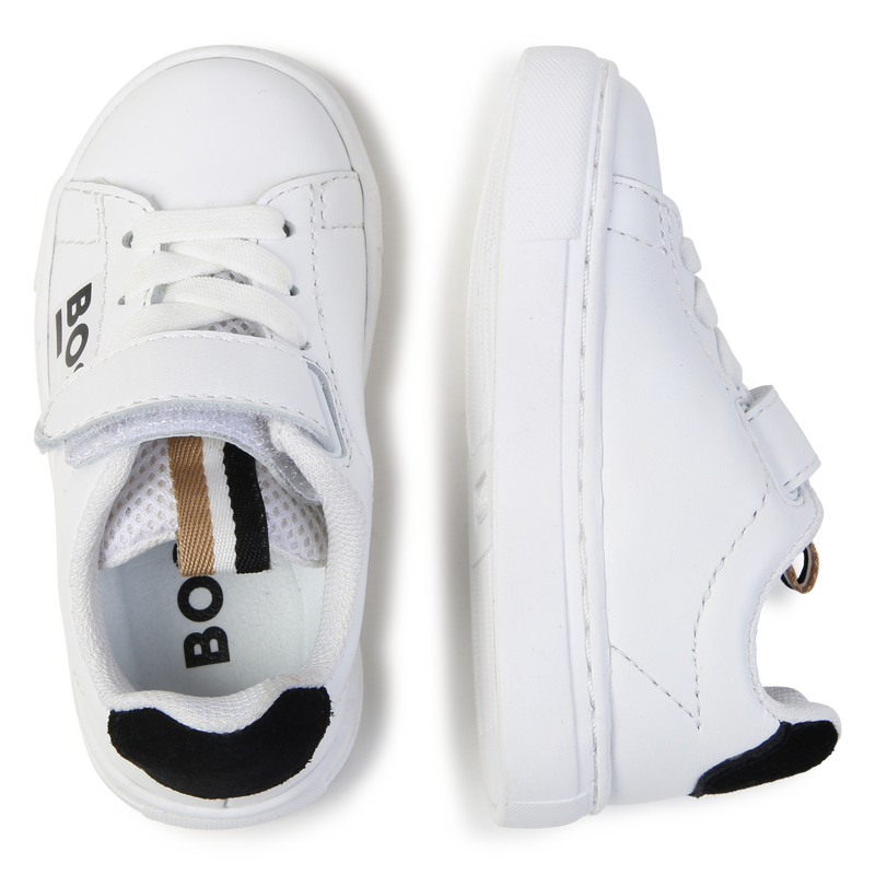 Sapatilhas atacadores e velcro BOSS 
                    BOY