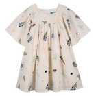 Vestido poplin KENZO KIDS 
                    GIRL