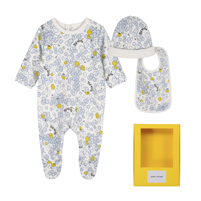 Conjunto de pijama, touca e babador MARC JACOBS UNISSEXO