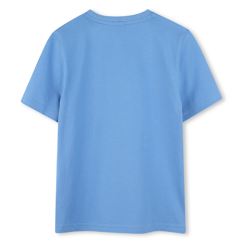 T-shirt manga curta em algod&atilde;o BOSS 
                        BOY