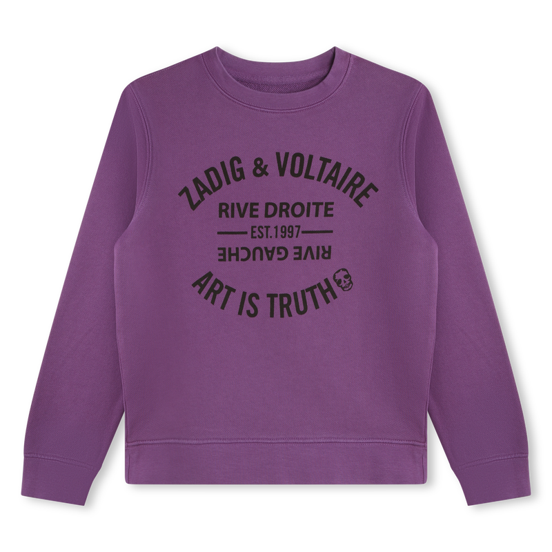 Cotton Fleece Sweatshirt ZADIG & VOLTAIRE 
                    UNISEX