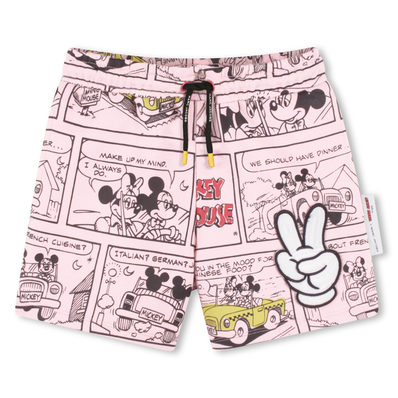 Cal&ccedil;&otilde;es em molet&atilde;o de algod&atilde;o MARC JACOBS 
                        GIRL