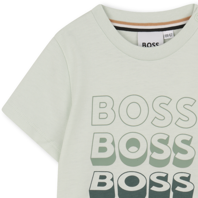 T-SHIRT DE MANGA CURTA BOSS 
                        BOY