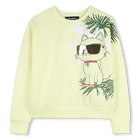 Maxi sweatshirt estampado KARL LAGERFELD KIDS 
                    GIRL