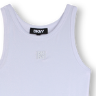 Vestido strappy DKNY 
                    GIRL