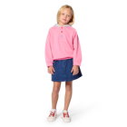 Saia de denim KENZO KIDS 
                    GIRL