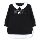 Vestido de manga comprida KARL LAGERFELD KIDS 
                    GIRL