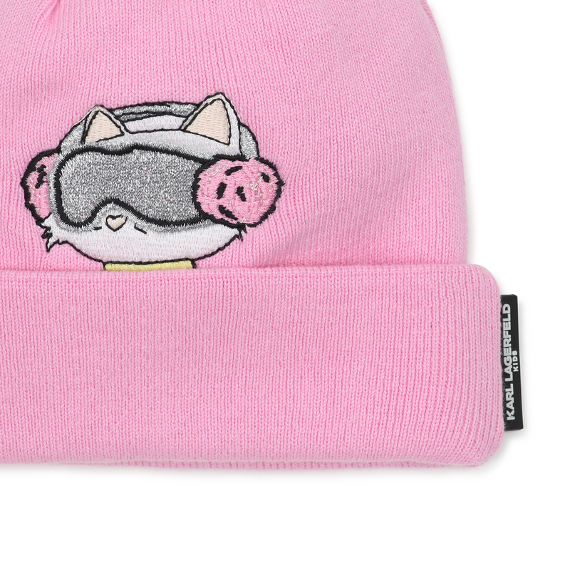 Gorro de tric&ocirc; KARL LAGERFELD KIDS 
                        GIRL