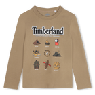 T-shirt com estampa &agrave; frente TIMBERLAND 
                    BOY