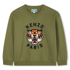 Moletom de l&atilde; n&atilde;o escovada KENZO KIDS 
                    BOY