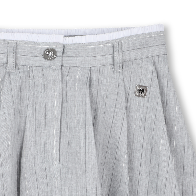 Saia formal plissada DKNY 
                        GIRL