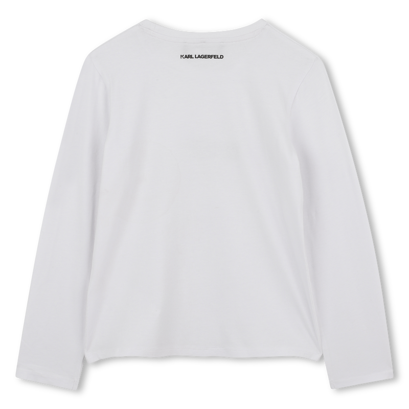 Camiseta de manga comprida KARL LAGERFELD KIDS 
                    GIRL