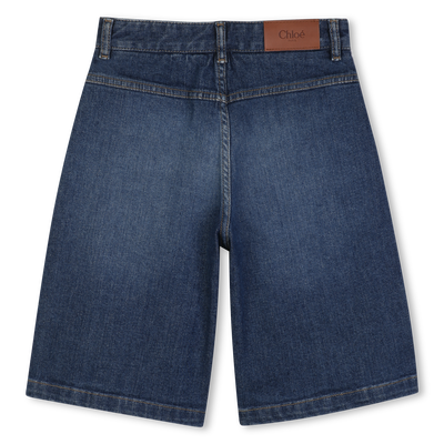 Short de denim de algod&atilde;o CHLOE GIRL