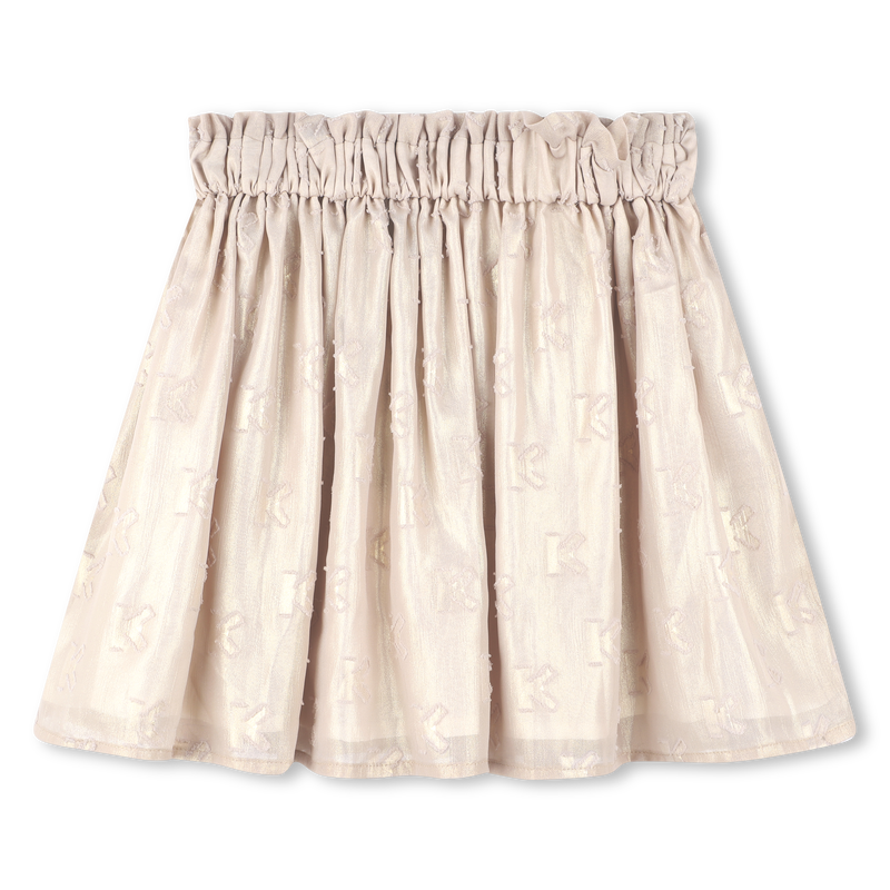Saia em jacquard lam&eacute; KENZO KIDS 
                        GIRL