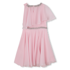 Vestido com mangas assim&eacute;tricas GIVENCHY 
                    GIRL