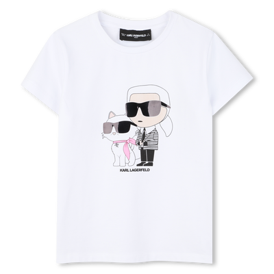 T-SHIRT DE MANGA CURTA KARL LAGERFELD KIDS GIRL