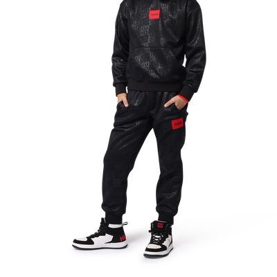 Cal&ccedil;as de jogging em molet&atilde;o HUGO BOY