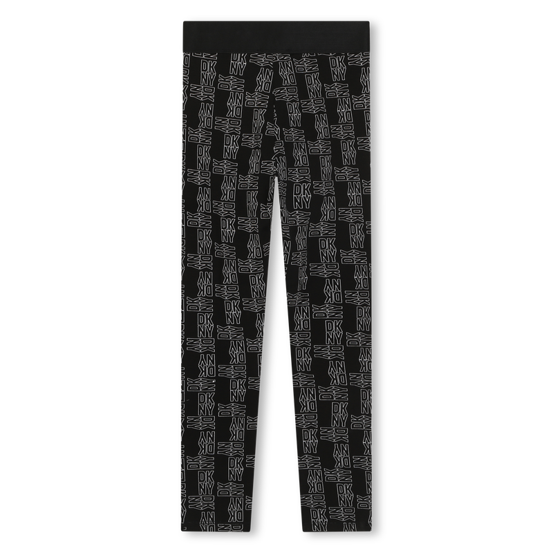 Leggings de algodão estampadas DKNY 
                    GIRL
