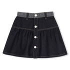Saia de denim KENZO KIDS 
                    GIRL
