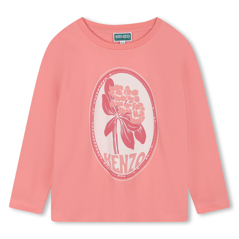 Graphic Front Long-Sleeve KENZO KIDS 
                    GIRL
