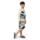 Bermudas log&oacute;tipo estampado KENZO KIDS 
                    BOY