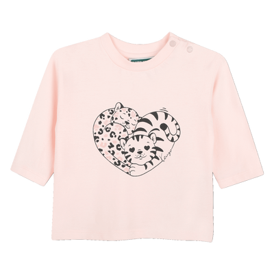 Camiseta de manga longa KENZO KIDS GIRL