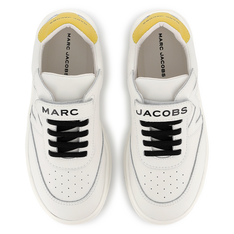 Sapatilhas em pele com velcro MARC JACOBS 
                        BOY