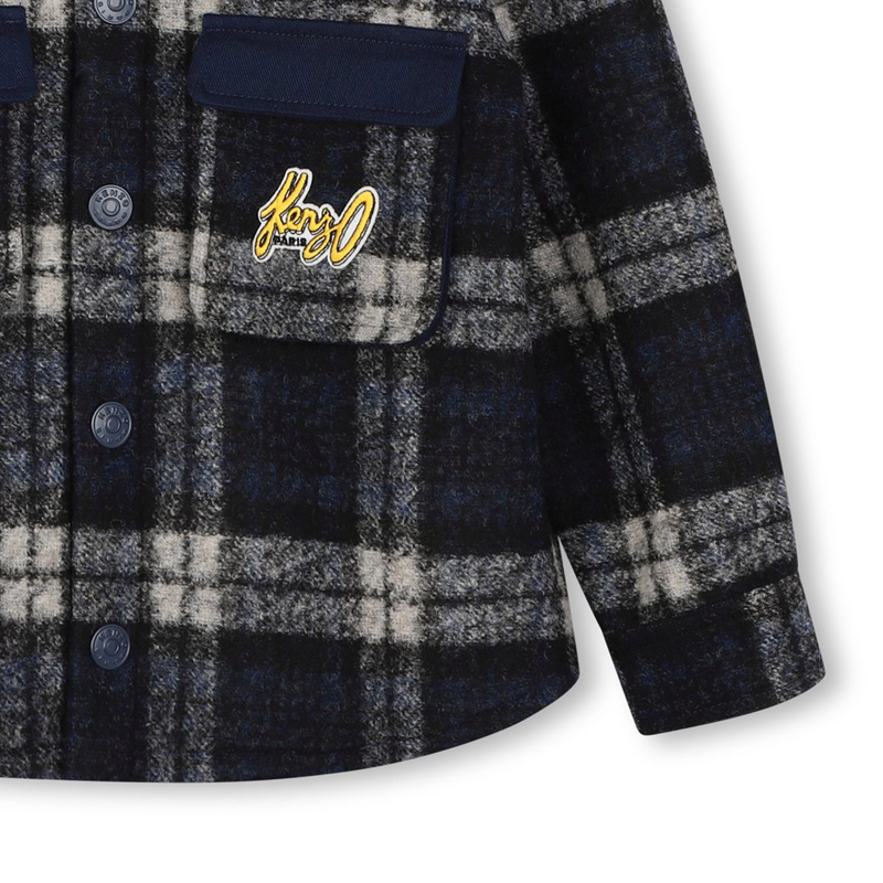 Woolen Overshirt KENZO KIDS 
                    BOY