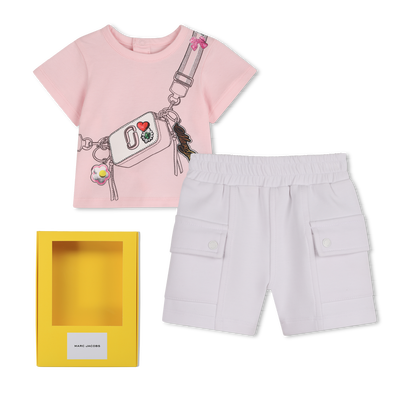 CONJUNTO DE T-SHIRTS E CAL&Ccedil;&Otilde;ES MARC JACOBS UNISEX