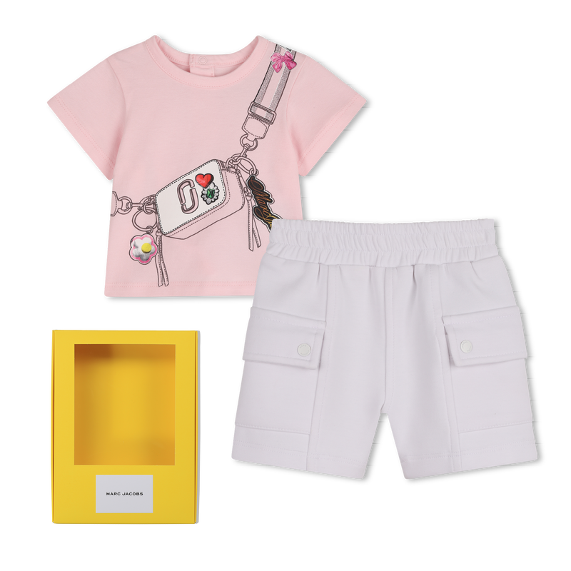 CONJUNTO DE T-SHIRTS E CAL&Ccedil;&Otilde;ES MARC JACOBS 
                        UNISEX