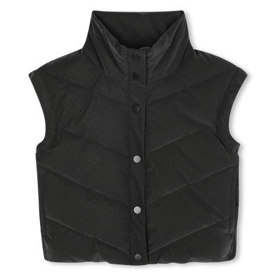 Casaco de penas com glitter sem mangas BILLIEBLUSH GIRL