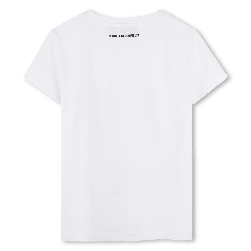 T-shirt com estampa KARL LAGERFELD KIDS 
                        GIRL